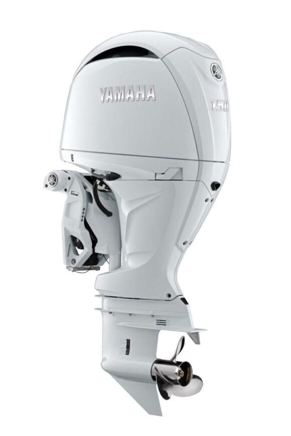 Yamaha 150HP Pearlescent White 4 Stroke DES Extra-Long Shaft EFI