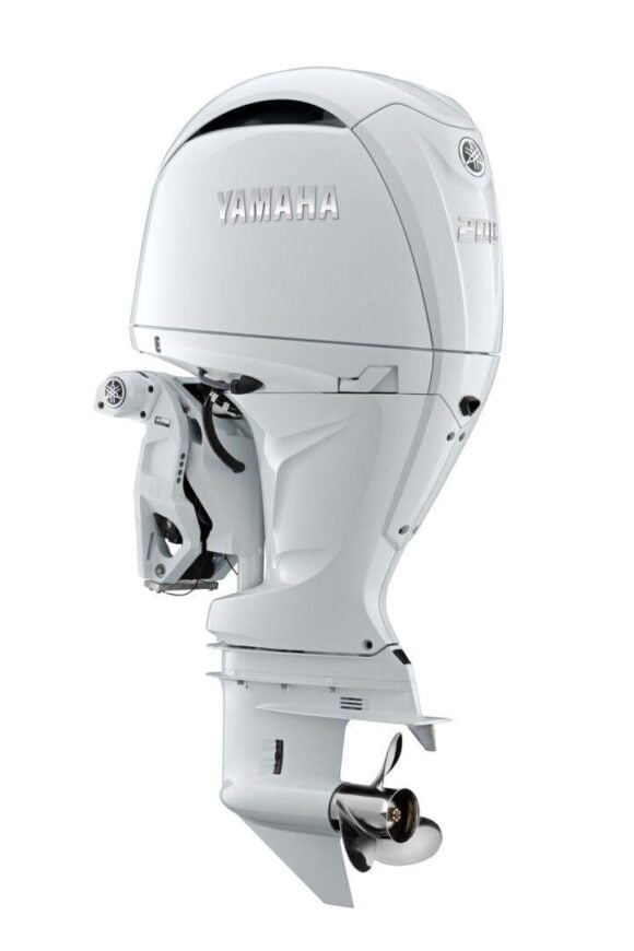 Yamaha 200HP Pearlescent Outboard White 4 Stroke Extra-Long Shaft